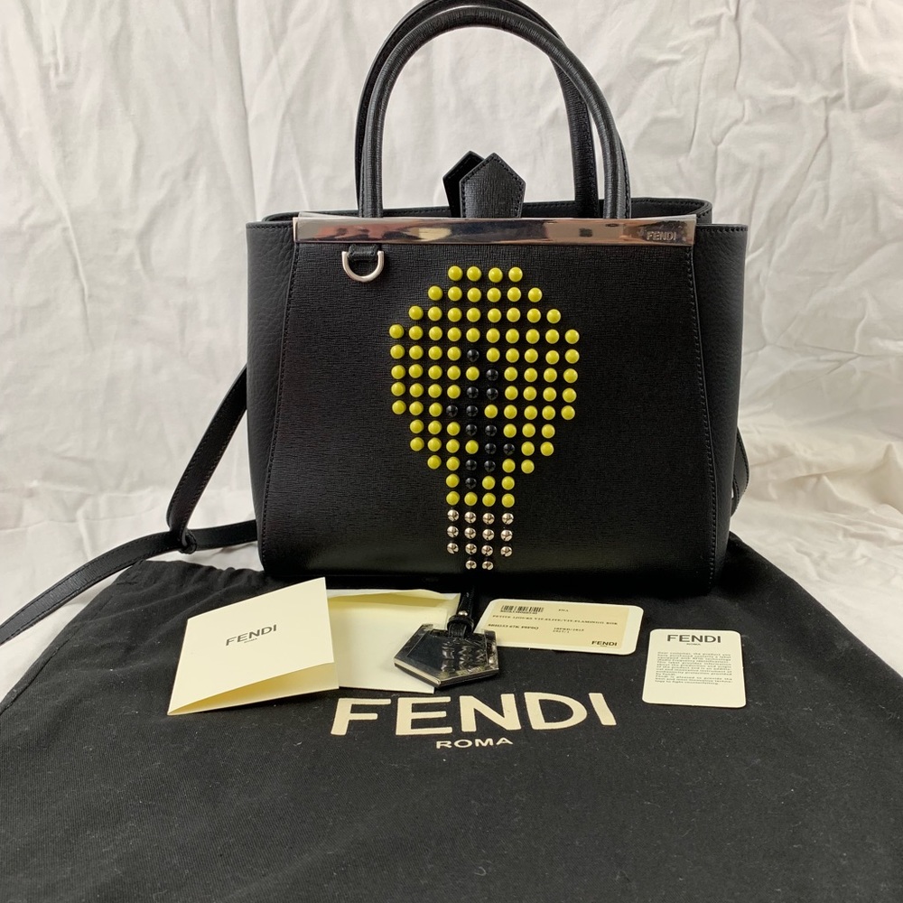 New fendi 2jours petite lightbulb satchel tote